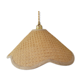 Rattan flower suspension