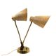Mid-century modern two lights lamp, France circa 1960