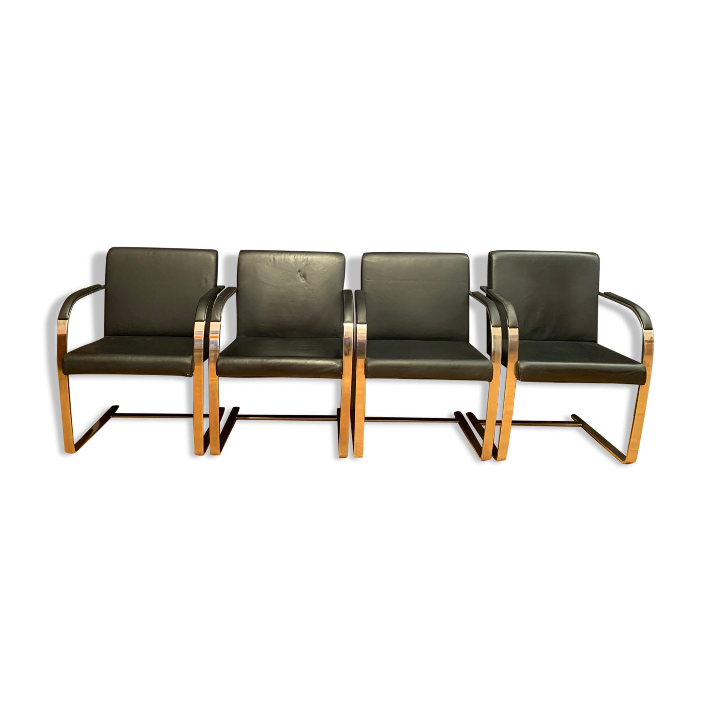 A set of four "Brno" chairs 1980s