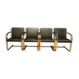 A set of four "Brno" chairs 1980s