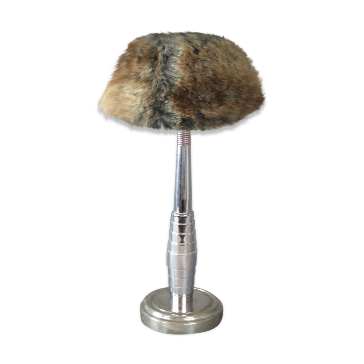 Lamp chrome with Lampshade to hair metal