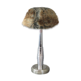 Lamp chrome with Lampshade to hair metal