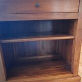 Solid walnut TV cabinet