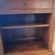Solid walnut TV cabinet