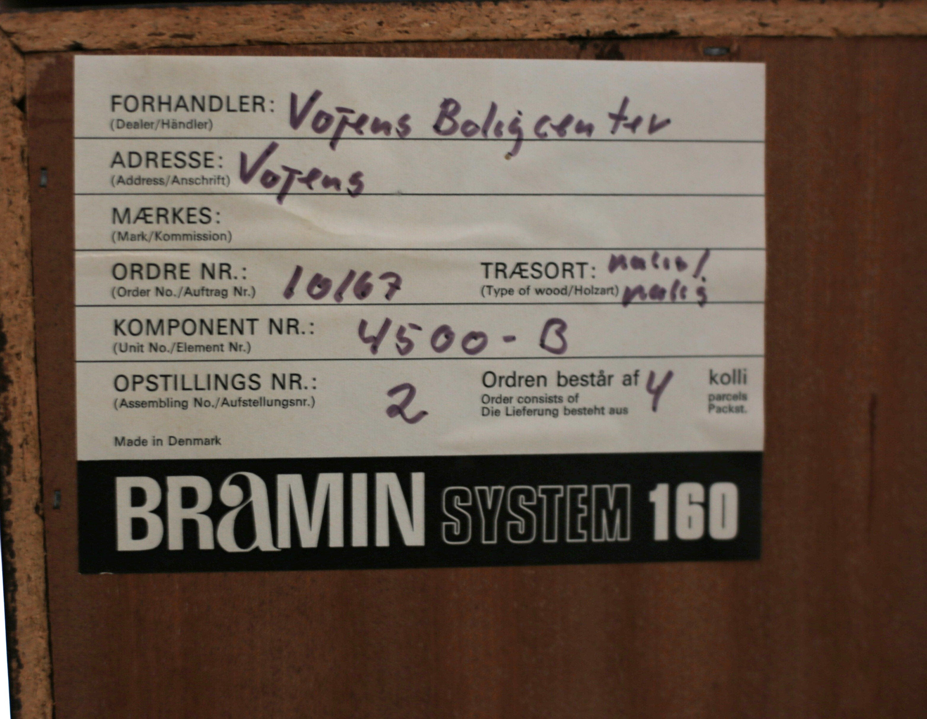 Buffet and Bramin secretary