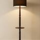 Charles Dudouyt solid oak reading lamp