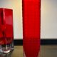 Duo of vintage vases in glass paste 70s-80s