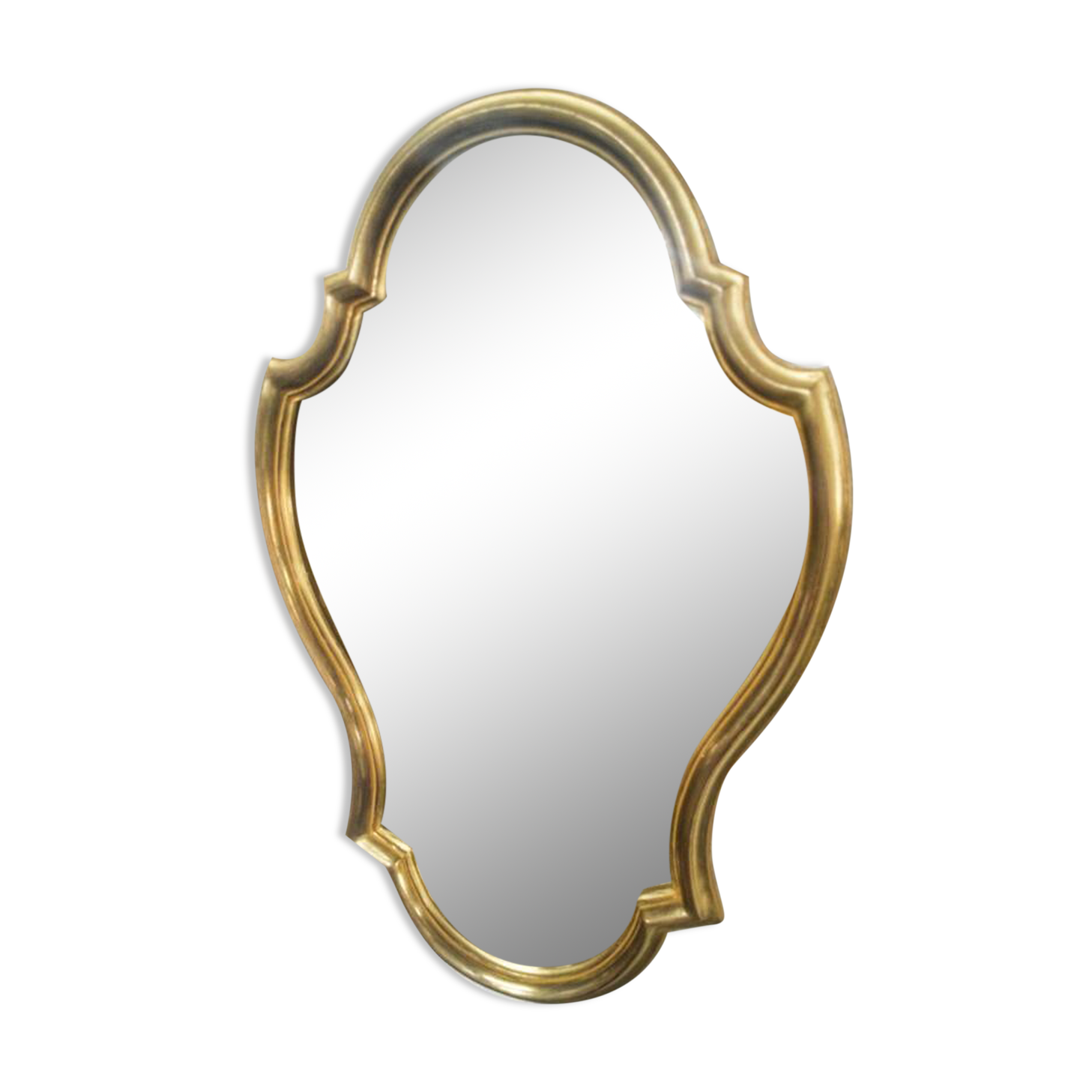 Baroque gilded mirror Louis XV style