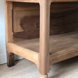 Buffet / Desserte en bois massif vintage, style Art Déco