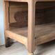 Vintage solid wood sideboard / serving trolley, Art Deco style