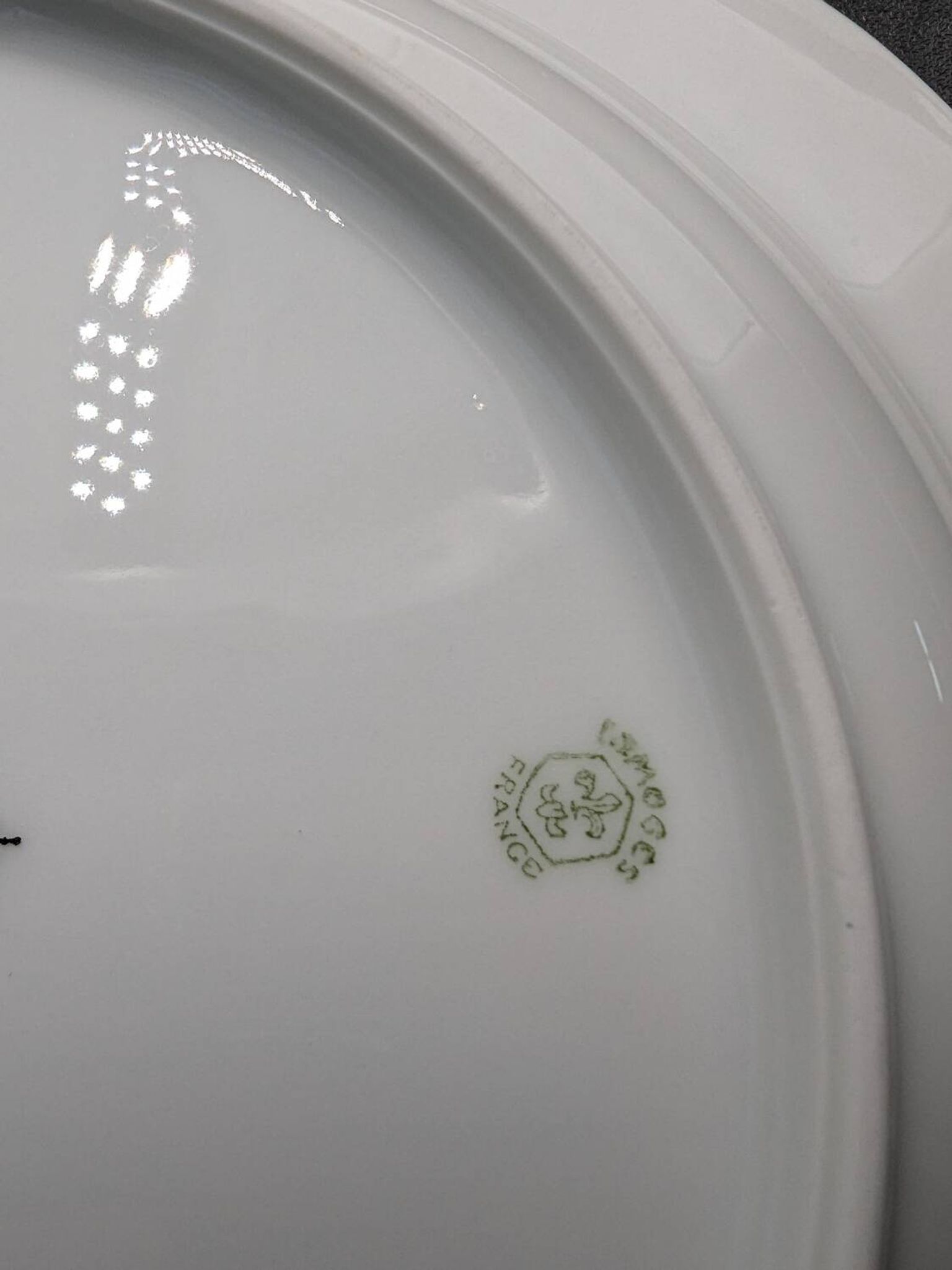 10 soup plates old porcelain royal factory of Limoges