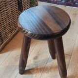 Tripod stool in solid wood