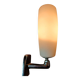 Adjustable wall light in opal glass and chrome-plated metal, Italy, ve