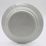 6 Porcelain dessert plates. Monochrome.