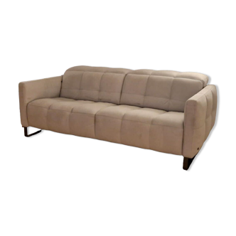 Canapé luxe Natuzzi Philo gris-beige