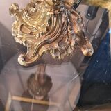 Bronze lamp rocaille style, 38x20, electricity to standard
