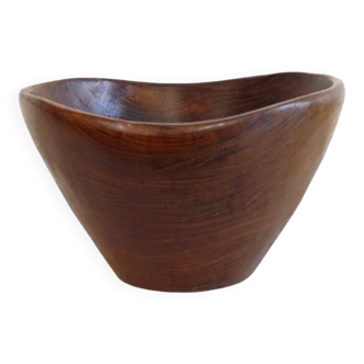 Free-form teak bowl 1960