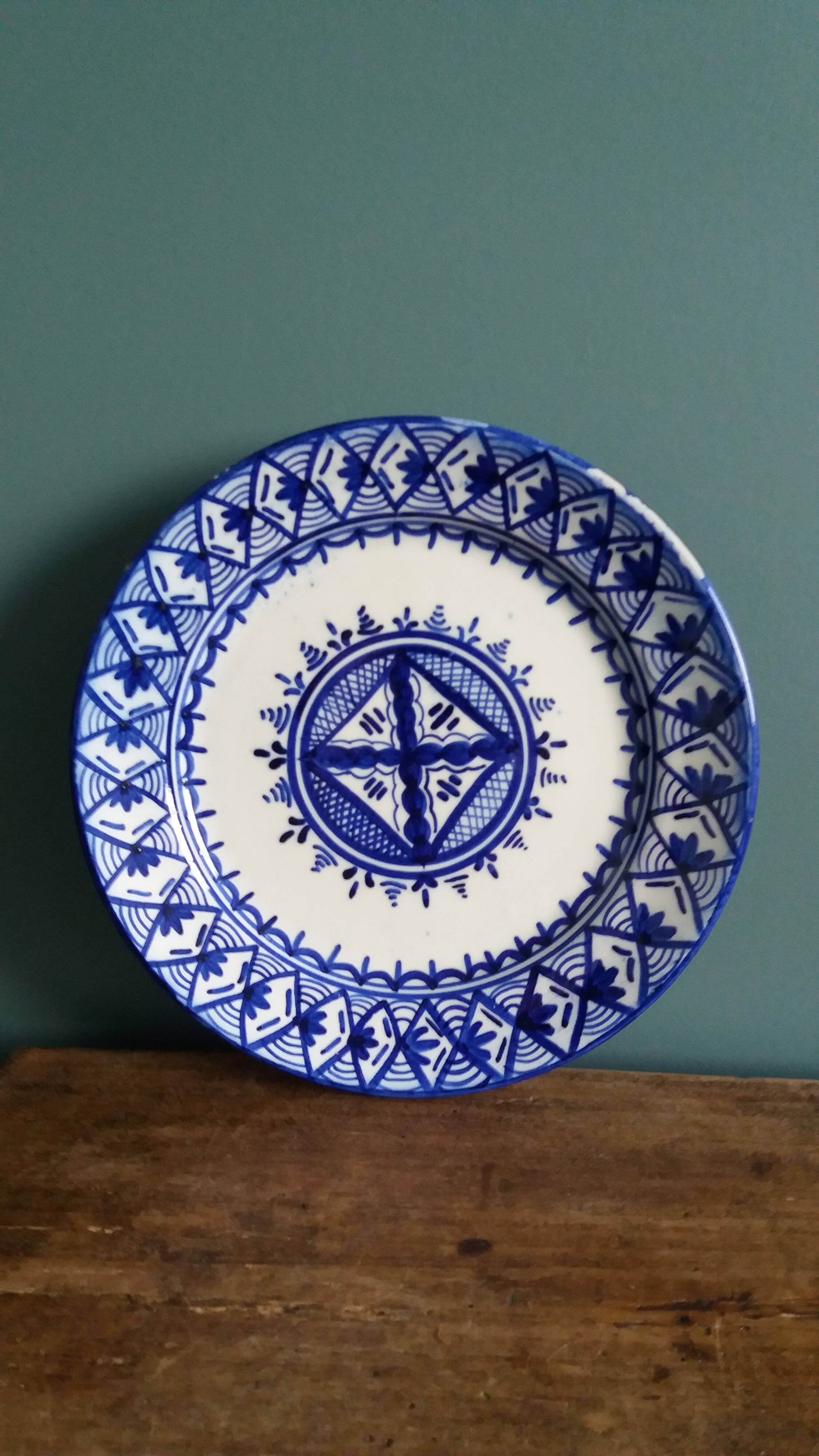 Hand-painted decorative wall plate Spain