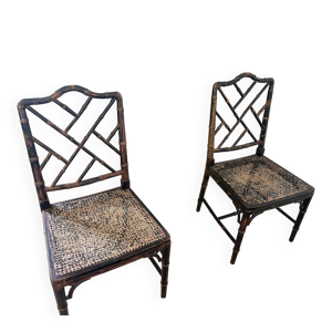 2 chaises chippendale