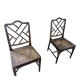 2 Chippendale chairs