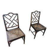 2 chaises chippendale
