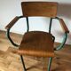 Bureau et chaise des mobiliers scolaires Delagrave