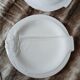 12 flat plates in earthenware/fish