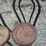 Pair of caned chairs, Thonet Austria