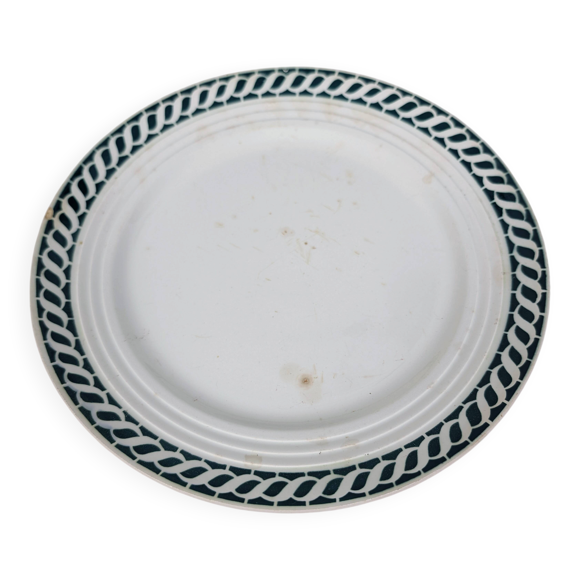 Round plate Céranord - Ondine