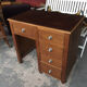 Bureau de ministre vintage chêne années 50