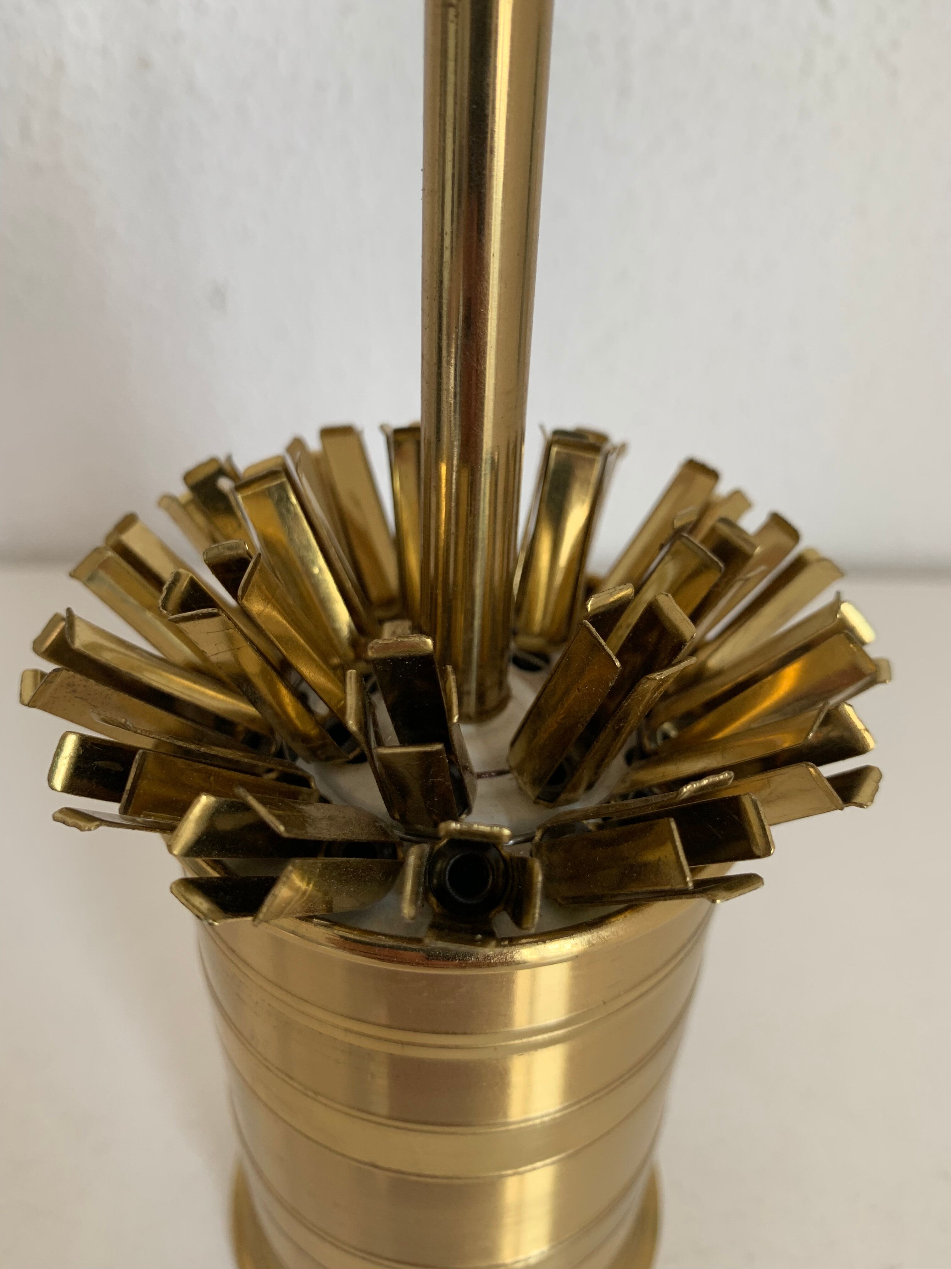 Vintage cigarette holder 1960 golden dispenser box - 14 x 7 cm