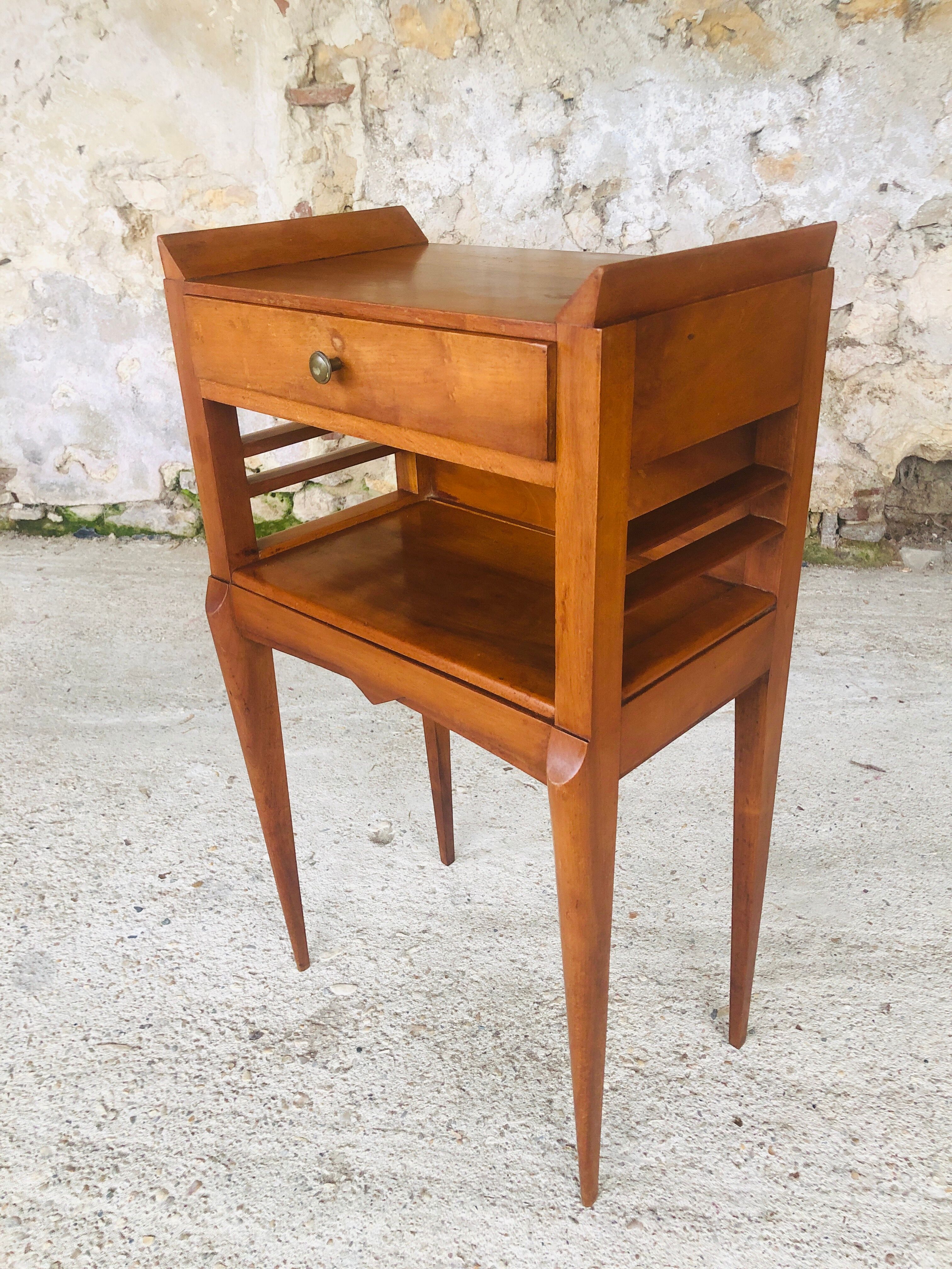 Pair of Italian bedsides, Art deco 50s