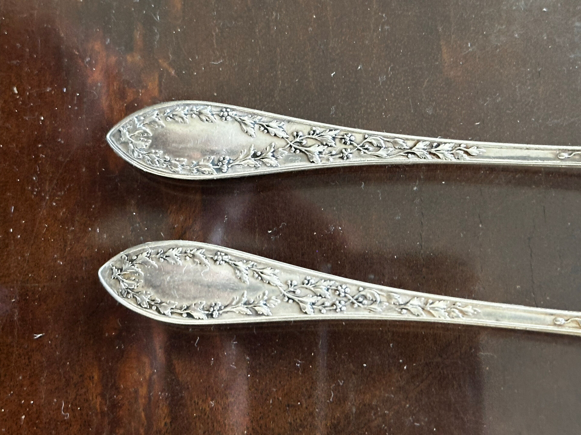 10 silver coffee or tea spoons - around 1900 - 17 g/spoon