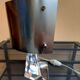 Lampe design , vintage, en cristal de daum et plexiglass, fonctionne - excellent état-