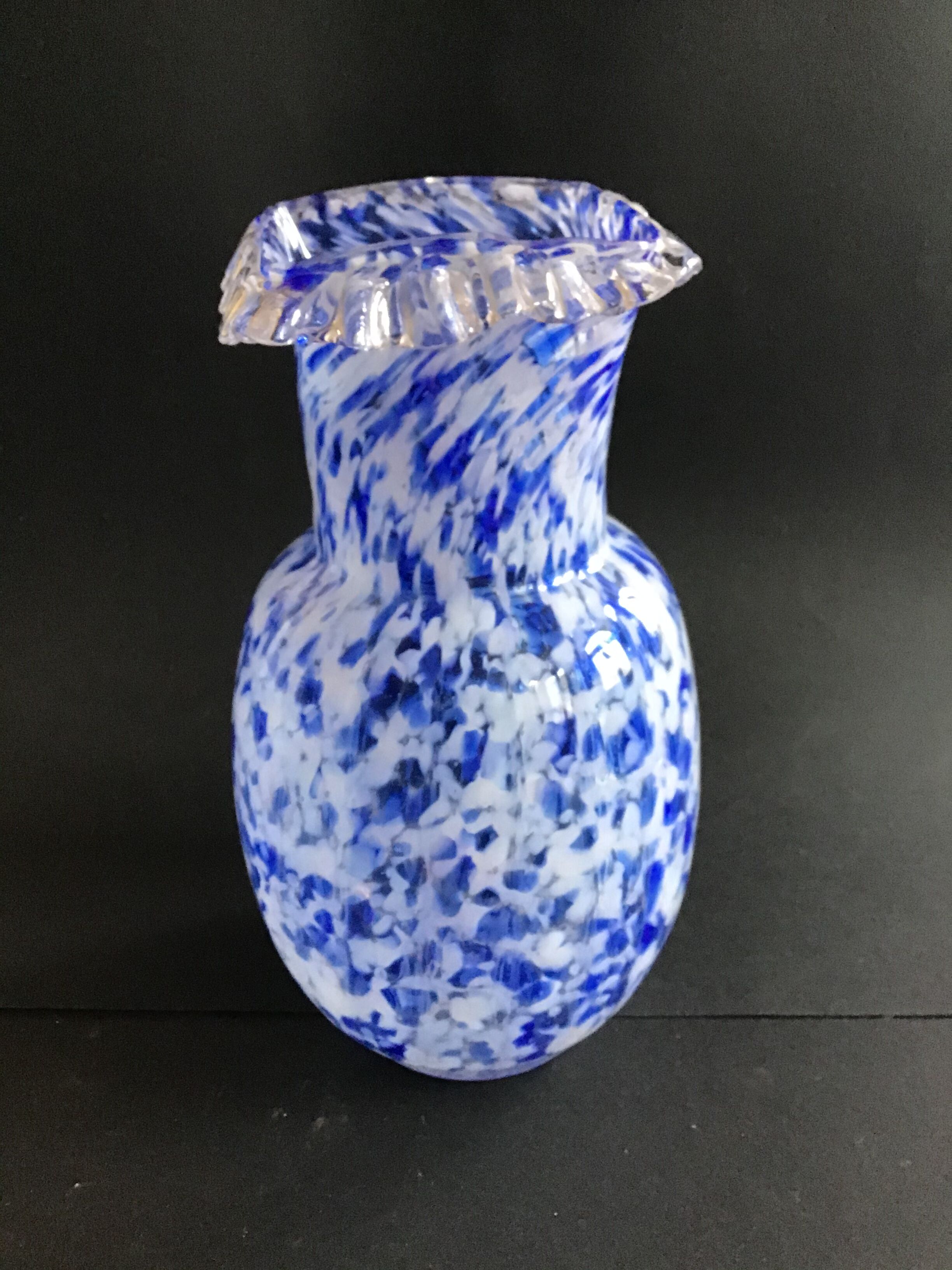 Vase en verre de clichy Selency