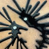 Enameled plate on copper by Jules Perrier Quebec Canada - 1950