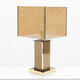 Italian brass and canning lamp, 1970