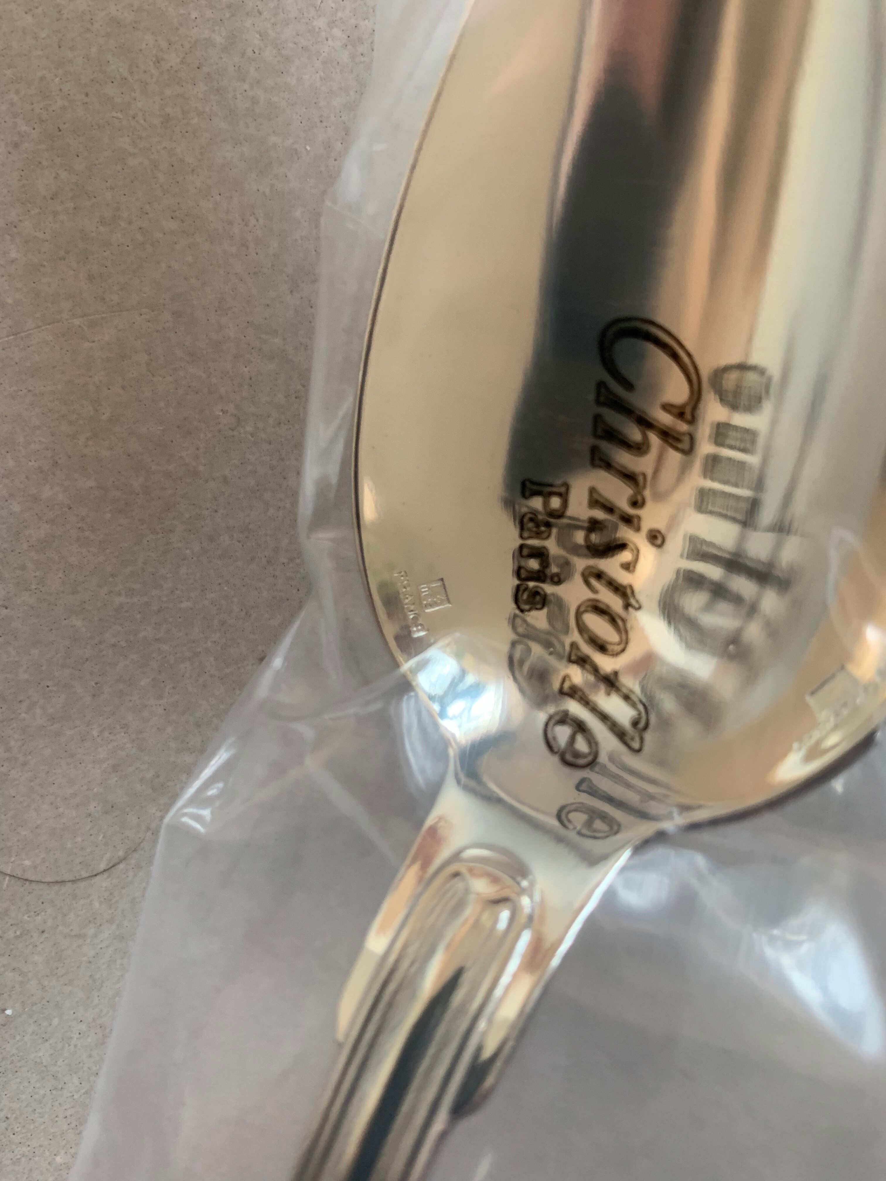 Set 6 christofle covers new Chinon model