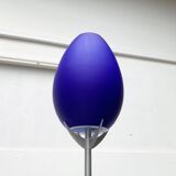 Vintage postmodern floor lamp in Italian glass by Lucente.