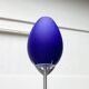 Vintage postmodern floor lamp in Italian glass by Lucente.