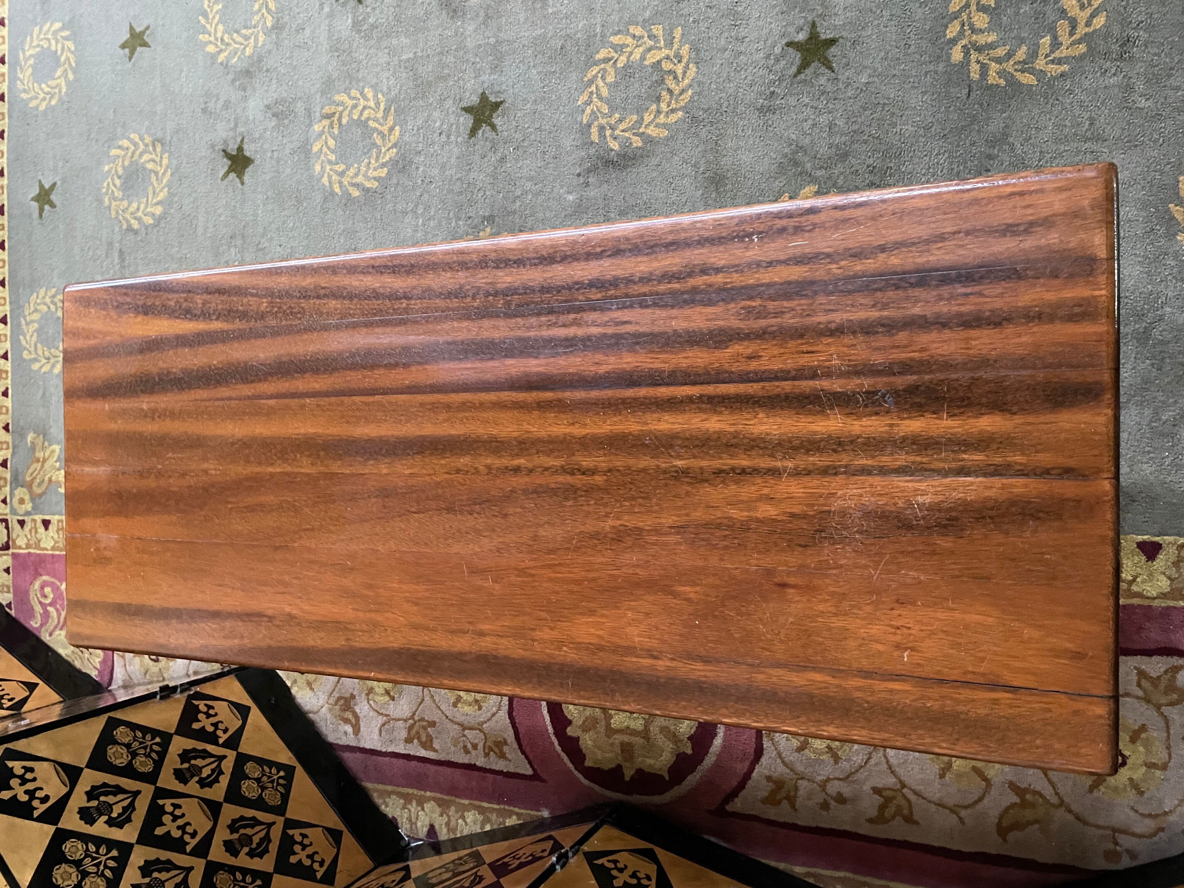 Monastery coffee table in solid mahogany