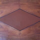 Vintage 60s style portfolio table with compass legs, renovated
