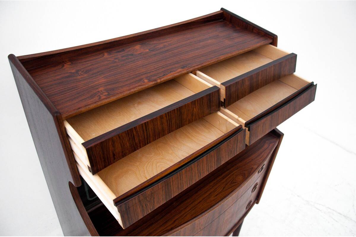 Rosewood writing desk, G. Falsig, Møbelfabrik Holstebro, 1960s