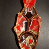 Vintage compartment plate Vallauris