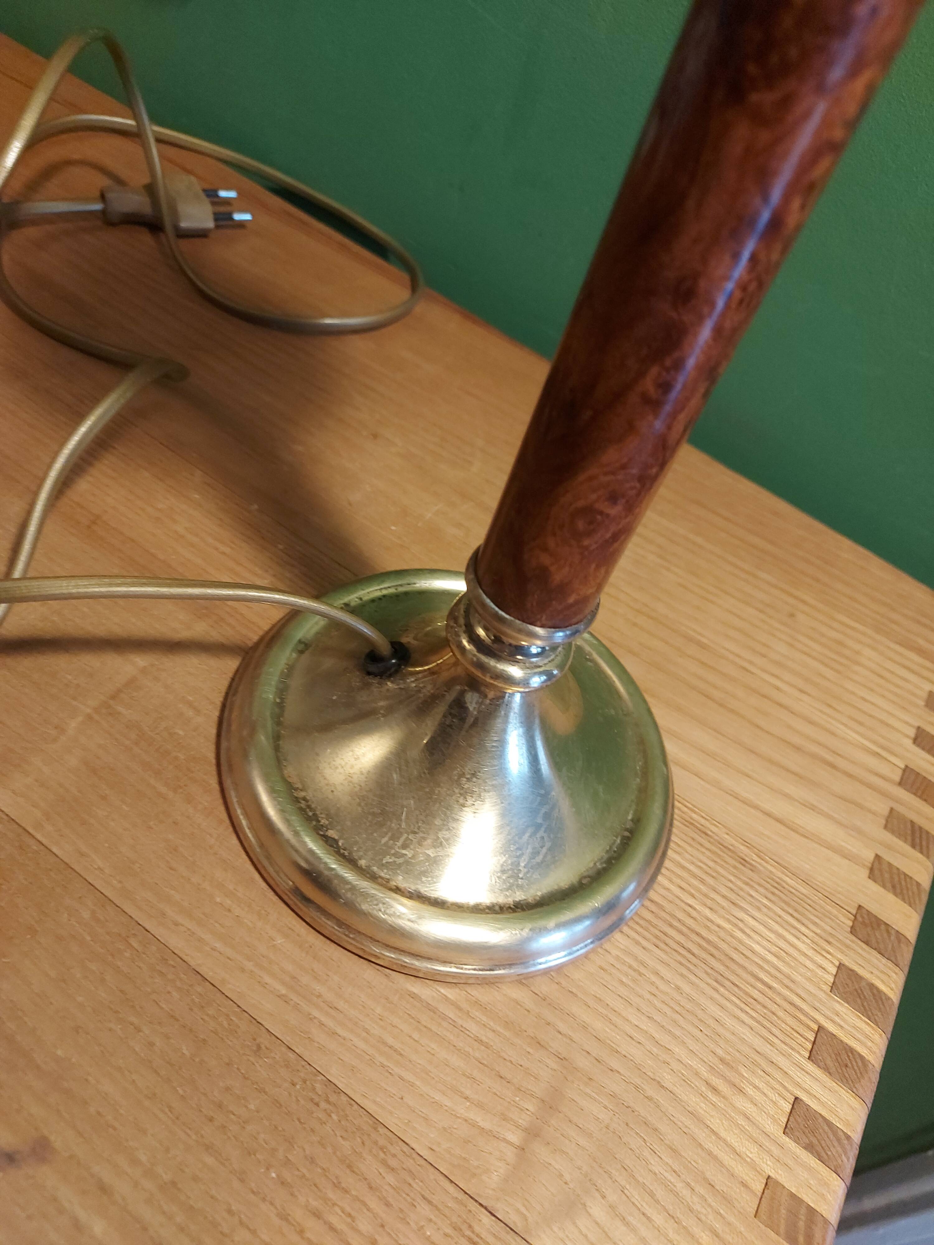 Tortoiseshell style lamp