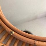 Vintage ortf rattan mirror