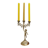 Chandelier ange 3 branches en laiton