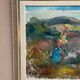 Original Swedish Oil on Canvas - "Children Playing" by Nils Sewerin (1920-1985) - Signed - Vintage and Framed - 77 × 66 cm (30.3" × 26")