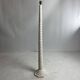 Midcentury French Alabaster floor lamp with bouclé shade, 1950s