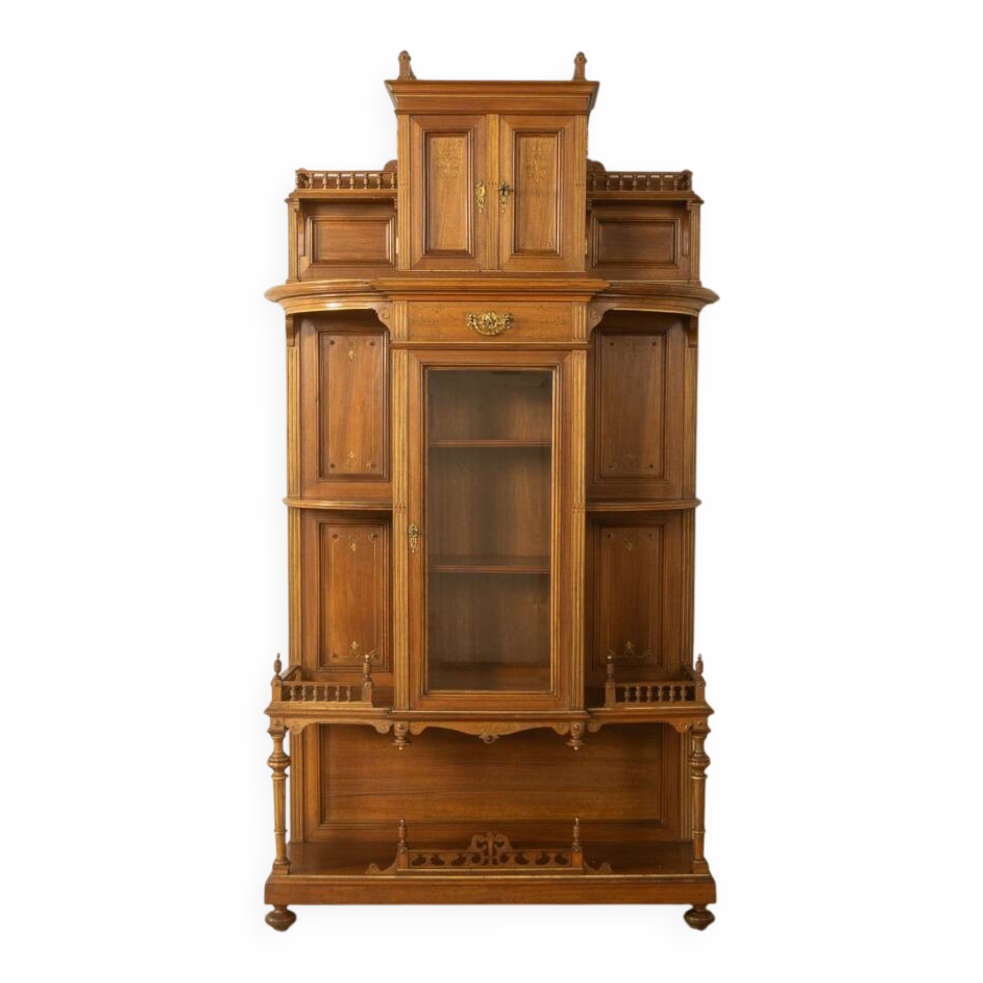 Cabinet haut antique de style Gründerzeit, vers 1900